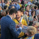 Uroczysta feta na Rynku piłkarzy ręcznych PGE Vive / Marzena Mąkosa / Radio Kielce