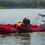 Ćwiczenia strażaków z zakresu ratownictwa na wodzie / Emilia Sitarska / Radio Kielce