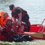 Ćwiczenia strażaków z zakresu ratownictwa na wodzie / Emilia Sitarska / Radio Kielce