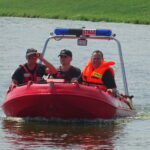 Ćwiczenia strażaków z zakresu ratownictwa na wodzie / Emilia Sitarska / Radio Kielce