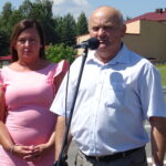 Otwarcie obwodnicy Ćmielowa. Od lewej burmistrz Ćmielowa - Joanna Suska, były burmistrz Ćmielowa - Jan Kuśmierz / Emilia Sitarska / Radio Kielce