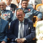 Konferencja Stowarzyszeń Osób Represjonowanych z Powodów Politycznych i Działaczy Opozycji Antykomunistycznej. Od lewej: przewodniczący stowarzyszenia  Jerzy Stopa, minister Jan Józef Kasprzyk, wojewoda Agata Wojtyszek / Emilia Sitarska / Radio Kielce