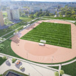 Projekt nowego stadionu lekkoatletycznego Politechniki Świętokrzyskiej / Detan