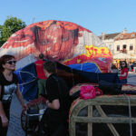 „Budzenie Sienkiewki”. Przelot balonem z Kielc do Sukowa (31.05.2019) / Robert Szumielewicz / Radio Kielce