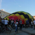 „Budzenie Sienkiewki”. Przelot balonem z Kielc do Sukowa (31.05.2019) / Robert Szumielewicz / Radio Kielce