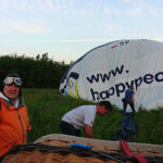 „Budzenie Sienkiewki”. Przelot balonem z Kielc do Sukowa (31.05.2019) / Robert Szumielewicz / Radio Kielce