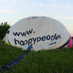 „Budzenie Sienkiewki”. Przelot balonem z Kielc do Sukowa (31.05.2019) / Robert Szumielewicz / Radio Kielce