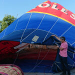 „Budzenie Sienkiewki”. Przelot balonem z Kielc do Sukowa (31.05.2019) / Robert Szumielewicz / Radio Kielce