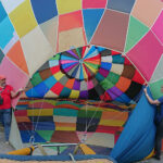 „Budzenie Sienkiewki”. Przelot balonem z Kielc do Sukowa (31.05.2019) / Robert Szumielewicz / Radio Kielce