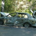 Wypadek na drodze powiatowej między miejscowościami Bukowa i Osiek / KPP Staszów