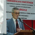 Konferencja Stowarzyszeń Osób Represjonowanych z Powodów Politycznych i Działaczy Opozycji Antykomunistycznej. Jerzy Stopa - przewodniczący zarządu  Stowarzyszenia Represjonowanych w Stanie Wojennym Regionu Świętokrzyskiego / Emilia Sitarska / Radio Kielce