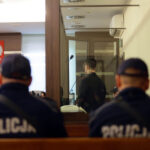 22.12.2016 Sąd Okręgowy w Kielcach. Pierwsza rozprawa Piotra K. oskarżonego o zabójstwo kibica Korony Kielce / Wojciech Habdas / Radio Kielce