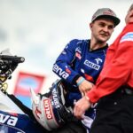 Maciej Giemza na starcie rajdu Silk Way / ORLEN Team