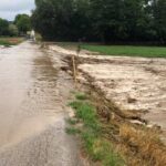 Ulewne deszcze spowodowały straty w miejscowościach powiatu kazimierskiego / Łukasz Maderak