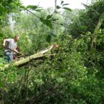 Bodzechów. Ulica Zamłyńska po burzy 1 lipca / Emilia Sitarska / Radio Kielce