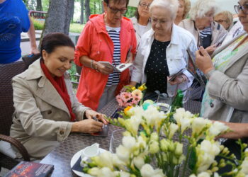 Grażyna Brodzińska w Busku-Zdroju / Dorota Klusek / Radio Kielce