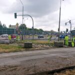 Ruch na remontowanym skrzyżowaniu Warszawskiej, Jesionowej i Świętokrzyskiej / Mateusz Kaczmarczyk / Radio Kielce
