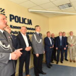Końskie. Obchody święta policji. Na zdjęciu: Paweł Dzierżak - komendant wojewódzki policji w Kielcach (pierwszy od lewej) / Magdalena Galas-Klusek / Radio Kielce