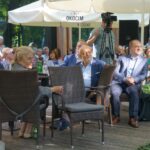 Krzysztof Penderecki w kawiarence festiwalowej / Dorota Klusek / Radio Kielce