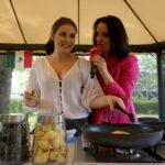 Stacja Wakacje - Smakuj lato. Julia Olejarz i Magdalena Sitek - Radio Kielce / Piotr Kwaśniewski / Radio Kielce