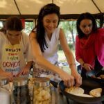 Stacja Wakacje - Smakuj lato. Julia Olejarz, Karolina Olejarz i Magdalena Sitek - Radio Kielce / Piotr Kwaśniewski / Radio Kielce