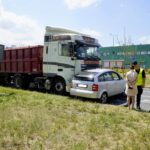 Wypadek na ulicy Żelaznej / Piotr Kwaśniewski / Radio Kielce