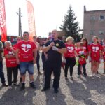 Sprzątanie terenów kolejki wąskotorowej. Na zdjęciu: Marcin Piszczek - burmistrz Jędrzejowa / Ewa Pociejowska-Gawęda / Radio Kielce