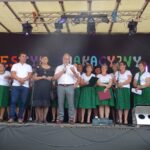 Wygnanów. Wakacyjny festyn. Przemawia Mariusz Piotrowski - burmistrz Małogoszcza  / Ewa Pociejowska - Gawęda / Radio Kielce