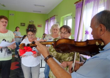 Święto Grajków Powiatu Jędrzejowskiego. Próby / Ewa Pociejowska-Gawęda / Radio Kielce