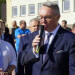 Turniej pamięci poświęcony śp. Benedyktowi Noconiowi. Burmistrz Łagowa Paweł Marwicki / Kamil Król / Radio Kielce