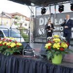 Dni Łagowa połączone z akcją honorowego krwiodawstwa. Z prawej: Paweł Marwicki, burmistrz Łagowa / Kamil Król / Radio Kielce