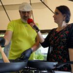 Kielce. Stacja Wakacje - Smakuj lato. Kuchnia gruzińska. Ryszard Biskup i Magdalena Sitek - Radio Kielce / Piotr Kwaśniewski / Radio Kielce