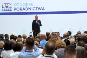 I Kongres Poradnictwa. Prezydent RP Andrzej Duda / Monika Miller / Radio Kielce