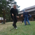 Dawne zabawy w Parku Etnograficznym w Tokarni / Wiktor Dziarmaga / Radio Kielce