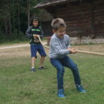 Dawne zabawy w Parku Etnograficznym w Tokarni / Wiktor Dziarmaga / Radio Kielce