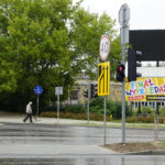 Kielce. Skrzyżowanie ulic Jesionowej, Warszawskiej i Świętokrzyskiej / Patryk Cudzik / Radio Kielce