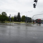 Kielce. Skrzyżowanie ulic Jesionowej, Warszawskiej i Świętokrzyskiej / Patryk Cudzik / Radio Kielce