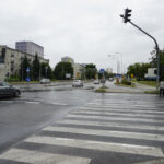 Kielce. Skrzyżowanie ulic Jesionowej, Warszawskiej i Świętokrzyskiej / Patryk Cudzik / Radio Kielce