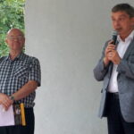 Piknik PiS w Nieciesławicach. Z prawej: Andrzej Pruś - przewodniczący Sejmiku Województwa Świętokrzyskiego / Michał Kita / Radio Kielce