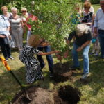 Leszek Gadawski – prezes Towarzystwa Przyjaciół Buska, Alicja Bednarska – wiceprzewodnicząca, Alicja Majewska / Dorota Klusek / Radio Kielce