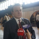 Katowice. Konwencja PiS - drugi dzień. Na zdjęciu Dominik Tarczyński - poseł PiS / Michał Kita / Radio Kielce