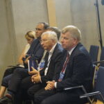 Katowice. Trzeci dzień konwencji PiS. Panel dotyczący WOT . Na zdjęciu od prawej: Jarosław Rusiecki – senator PiS, Krzysztof Lipiec – poseł PiS, Andrzej Pruś – przewodniczący Sejmiku Województwa  Świętokrzyskiego, Janusz Knap – prezes Radia Kielce, Małgorzata Pruś / Michał Kita / Radio Kielce