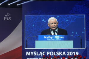 Trzeci dzień konwencji PiS. Na zdjęciu Jarosław Kaczyński - prezes PiS / Michał Kita / Radio Kielce