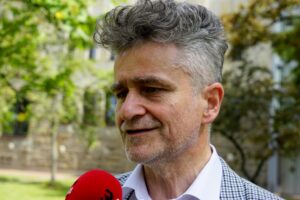 Kielce. Stacja: Wakacje (24.06.2019). Krzysztof Słoń - senator PiS / Piotr Kwaśniewski / Radio Kielce