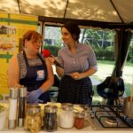 Stacja: Wakacje. Elżbieta Osman - Gospodarstwo Agroturystyczne "Daleko Od Szosy" i Magdalena Sitek - Radio Kielce / Piotr Kwaśniewski / Radio Kielce