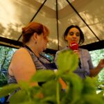 Stacja: Wakacje. Elżbieta Osman - Gospodarstwo Agroturystyczne "Daleko Od Szosy" i Magdalena Sitek - Radio Kielce / Piotr Kwaśniewski / Radio Kielce