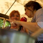 Stacja: Wakacje. Elżbieta Osman - Gospodarstwo Agroturystyczne "Daleko Od Szosy" i Magdalena Sitek - Radio Kielce / Piotr Kwaśniewski / Radio Kielce