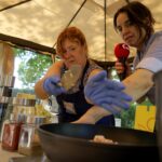 Stacja: Wakacje. Elżbieta Osman - Gospodarstwo Agroturystyczne "Daleko Od Szosy" i Magdalena Sitek - Radio Kielce / Piotr Kwaśniewski / Radio Kielce