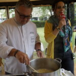 Kielce. Śniadanie w ogrodzie Radia Kielce / Aneta Cielibała-Gil / Radio Kielce