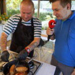 Kielce. Stacja Wakacje - Smakuj lato. Kuchnia śląska. Damian Tomalik / Kamil Król / Radio Kielce